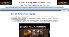 Desktop Screenshot of crowncateringservice.com